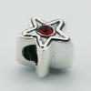 Twinkling Sterling Silver Star Swarovski Crystal Beads