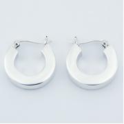 Wholesale Sterling Silver Hoop Earrings Small Round And Bold