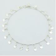 Wholesale Sterling Silver Charms Anklets Bird Charms On Fancy Chains