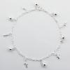 Delicate Silver Anklets Cute Seahorse Charms And Spheres