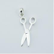 Wholesale 925 Planet Silver Scissors Pendants Authentic Mini Depiction