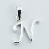 Unique Planet Silver Plain 925 Silver Letter And Pendants 
