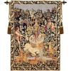 Licorne A La Fontaine European Tapestry Wall Hanging