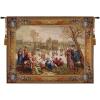 Les Patineurs I European Tapestry Wall Hanging