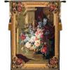 Bouquet Et Architecture Vertical European Tapestry Wall Hanging