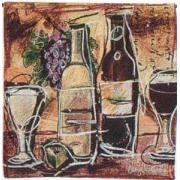 Wholesale Wine And Cheese Wall Hanging Tapestry