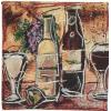 Wine And Cheese Wall Hanging Tapestry