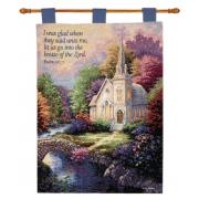 Wholesale Church In The Country Tapestry Of Fine Art