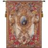 Grandes Armoiries Red European Tapestry Wall Hanging