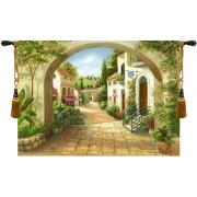 Wholesale Quaint Town Wall Hanging Tapestry