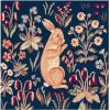 Medieval Rabbit Upright European Cushion