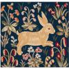 Medieval Rabbit Running European Cushion