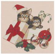 Wholesale Christmas Kitties European Cushion Covers