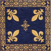 Wholesale Fleur De Lys Blue III European Cushion Covers