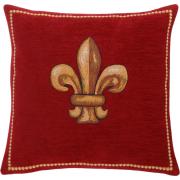 Wholesale Fleurs De Lys Rouge  European Cushion
