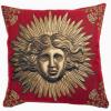 The Sun King In Red Gold European Cushion