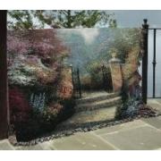 Wholesale Victorian Garden By Thomas Kinkade Wall Tapestry Afghans