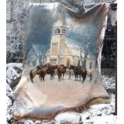 Wholesale Sunday Social Club Horses Wall Tapestry Afghans