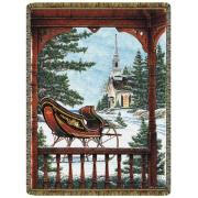Wholesale White Christmas  Wall Tapestry Afghan