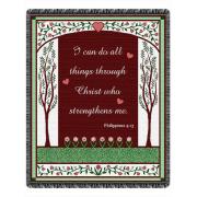 Wholesale I Can Do All Things Wall Tapestry Afghan