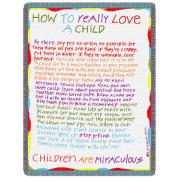 Wholesale How To Really Love A Child Wall Tapestry Afghan