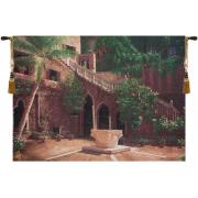 Wholesale Wishing Well Courtyard Wall Hanging Tapestry