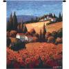 Tuscan Poppies Wall Hanging Tapestry