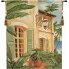 Tropical Villa Wall Hanging Tapestry
