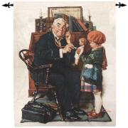 Wholesale Norman Rockwell Doctor And The Doll Tapestry Of Fine Art