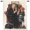 Norman Rockwell Doctor And The Doll Tapestry Of Fine Art