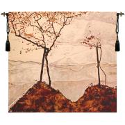 Wholesale Autumn Sun And Trees Tapestry Of Fine Art