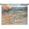 Sea At Saintes Maries Tapestry Of Fine Art