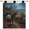 Bull Elk By James Meger Tapestry Of Fine Art