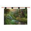 Mountain Paradise W/Verse By Kinkade Tapestry Of Fine Art