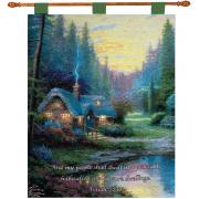 Wholesale Meadowood Cottage By Kinkade Tapestry Of Fine Art