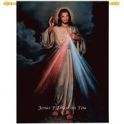 Wholesale The Divine Mercy W/Words Tapestry Of Fine Art