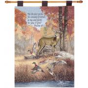 Wholesale Fur, Feathers, & Fall W/Verse Tapestry Of Fine Art