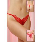 Wholesale Sheer Butterfly Crotchless Thong