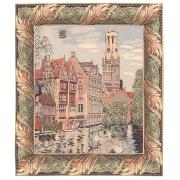 Wholesale The Canals At Bruges European Tapestry Wall Hanging