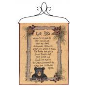 Wholesale Cabin Rules Bannerette Tapestry Of Fine Art