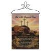 Old Rugged Cross Bannerette Tapestry Of Fine Art