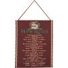 Home Rules Red Bannerette Tapestry Of Fine Art