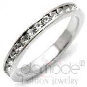 Wholesale 925 Sterling Silver Top Grade Crystal Eternity Ring