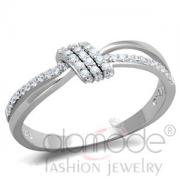Wholesale 925 Sterling Silver AAA Grade CZ Infinity Ring