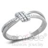 925 Sterling Silver AAA Grade CZ Infinity Ring