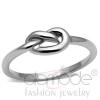 Simple 'Tying The Knot' Stainless Steel Infinity Ring