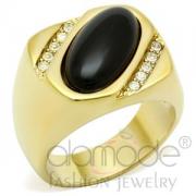 Wholesale Masculine Gold Plated Onyx Men