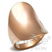Wholesale Simple Wide Rose Gold Plated Women