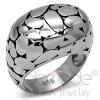 Blotted Hollow High Polished Stainless Steel Finger Ring