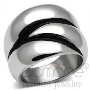 Wholesale Simple High Polished Stainless Steel Wide Finger Ring